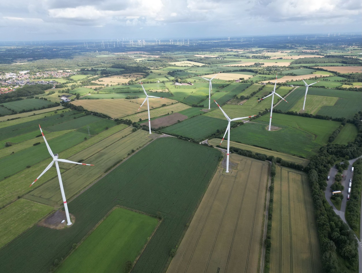 Luftaufnahme des Winparks